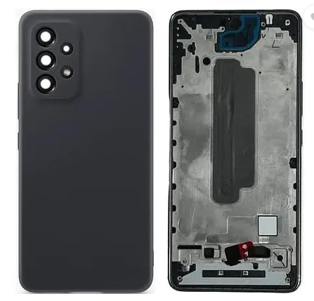 Compatible with Samsung Galaxy A53 5G Full Panel Replacement Housing Full Body Panel (with Middle Frame and Side Button Camera Glass) - Peach-image-13