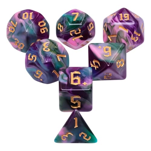 Epic Forge-7 Dices set - Night Elves - Image 3