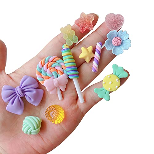 200 Pcs Charms Cute Set, Mixed Resin Charms Bulk Set Ornament Scrapbooking (200) #TOP6