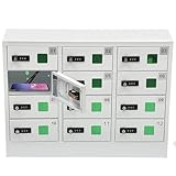 SÉCURITÉ OPTIMALE : Ce meuble de rangement pour téléphone portable est doté de protections contre les surtensions, les surintensités, les courts-circuits, la surchauffe et les interférences électromagnétiques (EMI) afin de protéger votre appareil. Le port de charge utilise une tension de sécurité à faible courant pour une utilisation électrique en toute sécurité