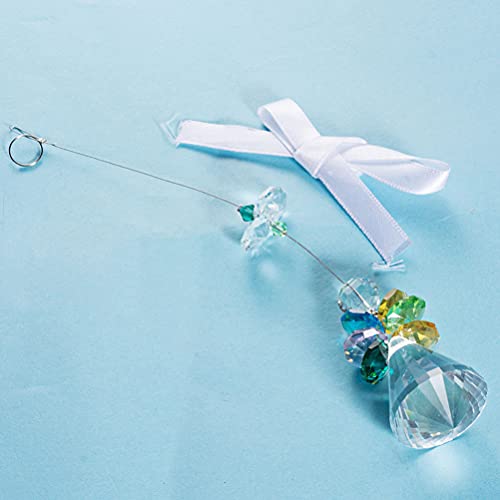 Vosarea 3Pcs Christmas Hanging Angels Decorations Clear Angels Ornaments Christmas Tree Hanging Decorations Mini Angels Figurine Seasonal Holiday Xmas Party Supplies Favors Goody Bags Fillers #TOP6