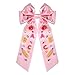 Teacher Hair Bows for Women Back To School Pencil Hair Bow Clips Rhinestone Jeweled Large Hair Bows Teacher Accessories Back To School Outfits Teacher Appreciation Gifts (Pattern K)