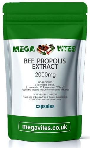 Bee Propolis Extract Capsules 2000mg x 365 - MEGAVITES AMINOLAB