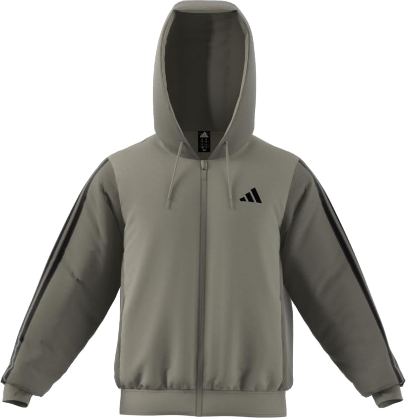 Image of adidas Men Jackets | Ess 3S In Hyb J | Green |