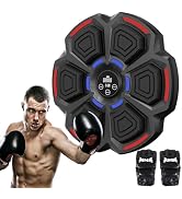 FICTOR Smart Music Boxing Machine Boxing Music Workout Wall Mount Machine for Adults, Electronic ...