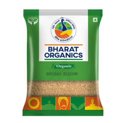 Image of Bharat Organics Brown Sugar (500g) | Natural Unrefined Brown Sugar | Healthy Alternative to White Sugar | Mineral Rich Natural Sweetener