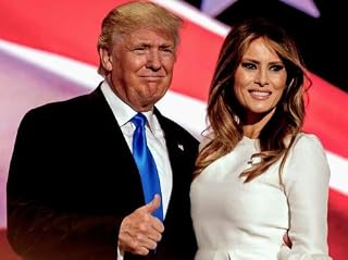 ConversationPrints DONALD MELANIA TRUMP GLOSSY POSTER PICTURE PHOTO BANNER PRINT wife family