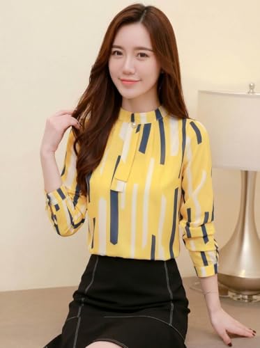 Image of ROYALICA Women Tops Womens Regular Fit Striped White Colour Cotton Blend Casual Shirt