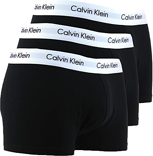 Image of Calvin Klein Men's Polyester Classic Solid Trunk (Pack of 3)