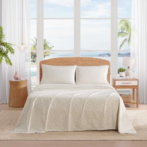 Image of Martha Stewart - Cotton Percale Queen Sheet Set with Pillowcases