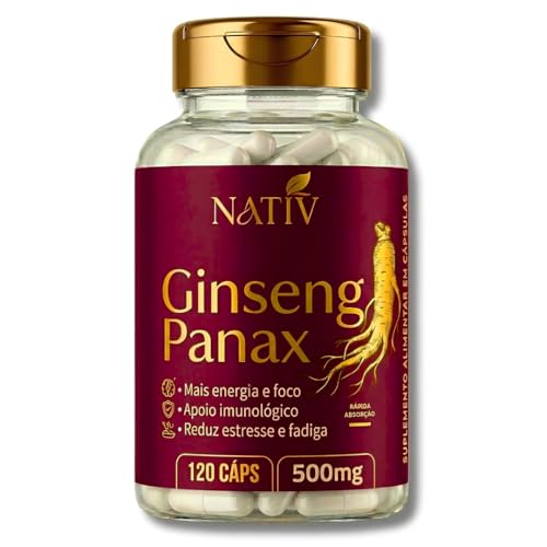 Ginseng Premium Line 120 Cápsulas 500mg 𝘕𝘢𝘵𝘪𝘷