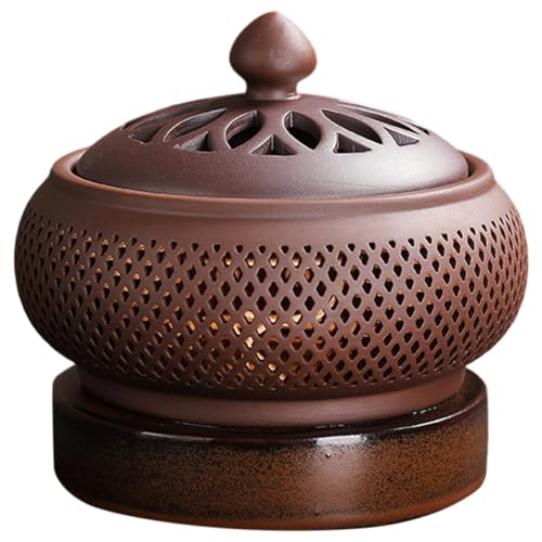 Brûleur électronique bois 110 V diffuseur encens minuterie veilleuse - 2