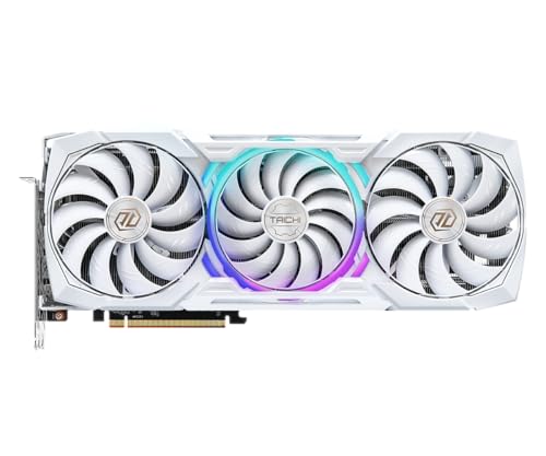 Image of ASRock AMD Radeon RX 7900 XTX Taichi White 24GB OC 20 Gbps GDDR6 384-Bit Dual BIOS 7680 x 4320 110 /100 /110mm Striped Ring Fans Graphics Card