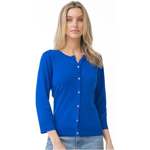 Cable & Gauge Angel Fish Blue Cardigan Cover
