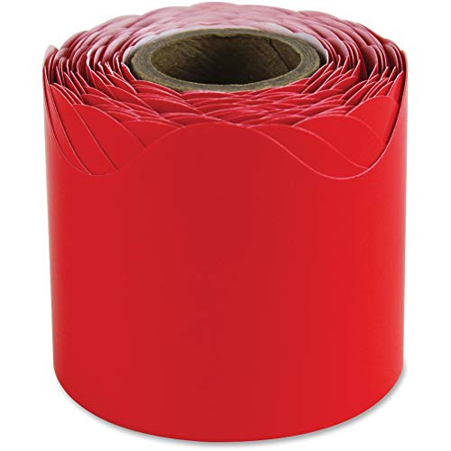 Carson-Dellosa Carson Dellosa 36 Ft Scalloped Red Bulletin Board Borders, Classroom Borders for Bulletin Board, White Board, Cork Board, Locker, and Classroom Décor, Bulletin Board Trim Carson-Dellosa Carson Dellosa 36 Ft Scalloped Red Bulletin Board Borders, Classroom Borders for Bulletin Board, White Board, Cork Board, Locker, and Classroom Décor, Bulletin Board Trim