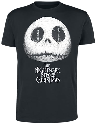 Nightmare Before Christmas Jack And Sally Uomo Pigiama Nero M 100% Cotone - 2