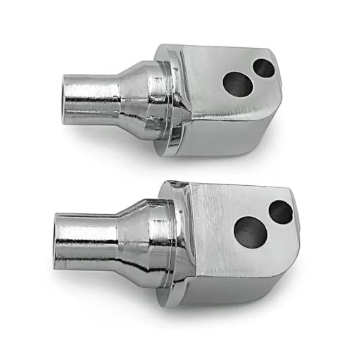 Adaptateur repose-pieds passager noir pour installer cales-pieds arrière sur Softail Slim
