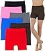 ToBeInStyle Women's 6 Pairs of Spandex Seamless Slimming Shaper Shorts