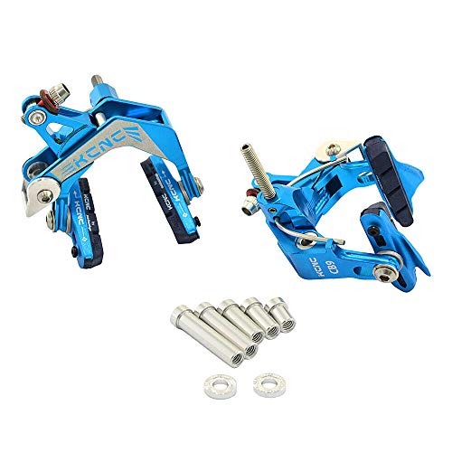 KCNC CB9 Road Caliper Brake Set (Front and Rear) Designed for Road Bike Wide Wheel Rim Blue, SK2145 - Image 2