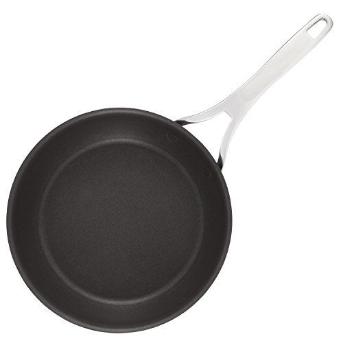 Anolon Nouvelle Copper Hard Anodized Nonstick Frying Pan / Fry Pan / Hard Anodized Skillet With Lid - 10 Inch, Gray #TOP3