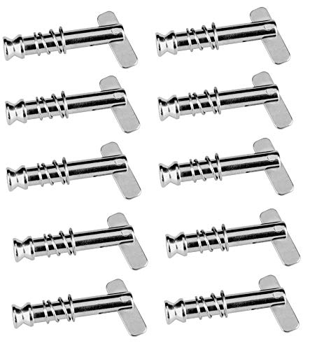 Marine Part Depot Ten Stainless Steel Pins for Bimini Top Fitting
