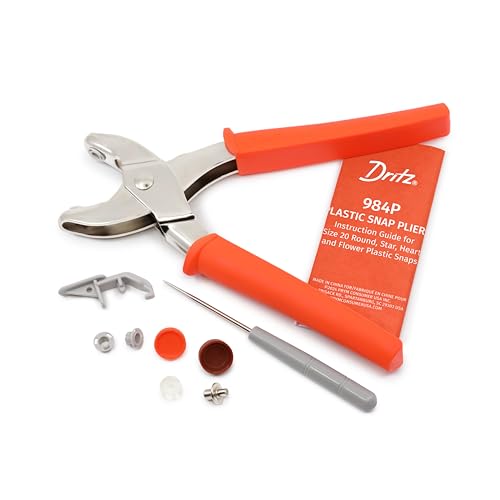 image for Dritz Snap Pliers for Plastic Snaps, Metal
