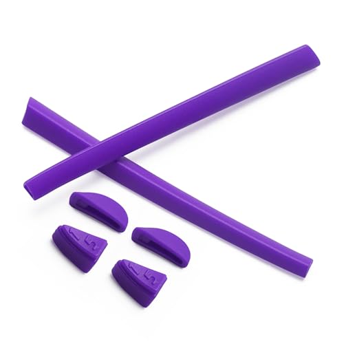 Image of Replacement Rubber Kits Nose Pieces & Earsocks for Oakley Romeo 2 - Purple