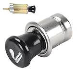 BREADEEP Car Cigarette Lighter DC 12V, Universal Auto Cigarette Lighter Replacement Socket Plug for Car, Boat, Truck, RV, ATV