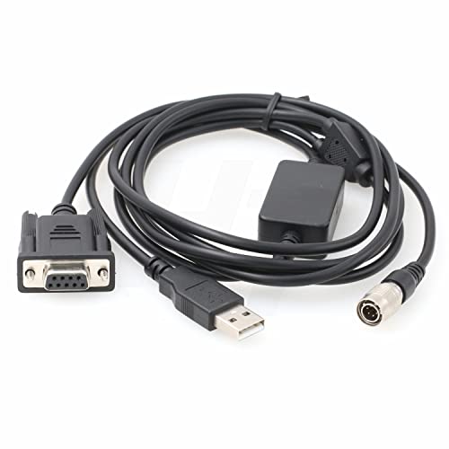 HangTon 6 Pin Hirose Computer USB RS232 Data Download Cable for Topcon GTS310 GPT3005 Sokkia NTS Set 610 510 530R3 630R Total Station - Image 4