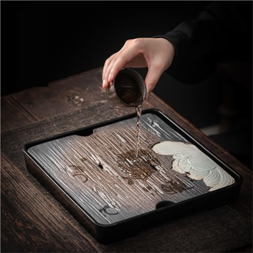 Plateau à thé en céramique pour éviter les taches sur le bureau - 6