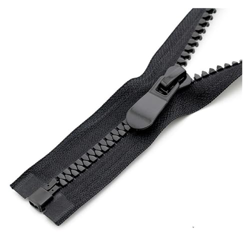 Cremalleras abiertas de nailon 70 a 100 cm, con cierre doble cursor y un solo tirador, automático for chaquetas mochilas exterior(F,90cm)