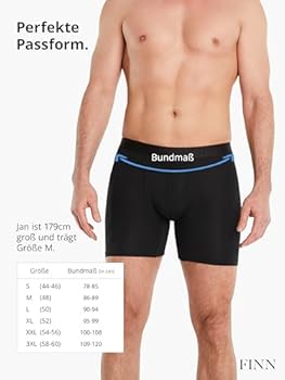 FINN Anti-zweet boxershorts voor heren met gegarandeerde