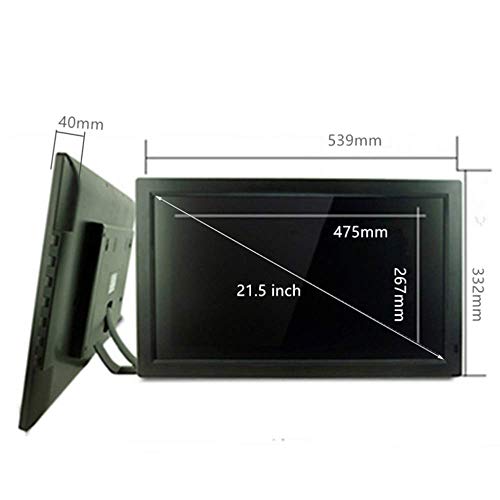 Moldura digital para foto de 18,5 polegadas, tela IPS completa, reprodutor de música, vídeo, calendá