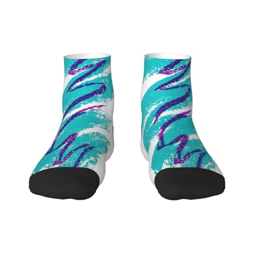 90's Cup Design print Men's Moisture Wicking Socks for Work Sports Boot Socks Athletic Running Daily