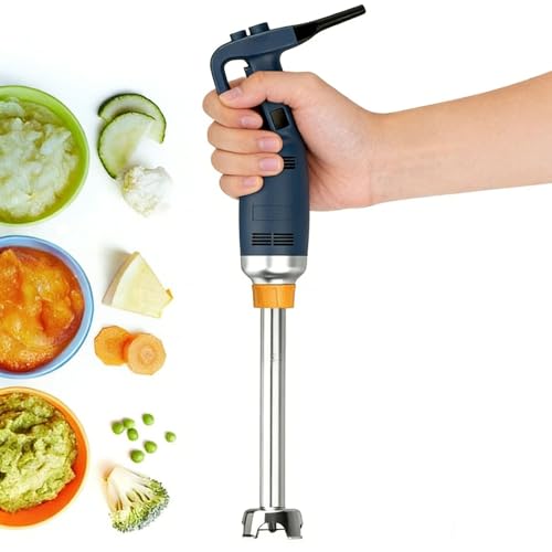 SUCRFXJ 500W Commercial Hand Blender Immersion Blender, 2000-16000rpm Variable Speed Heavy Duty Electric Stick Blender with 50cm Stick,for Fruit, Vegetables,Food, Smoothies, Soup, Cream