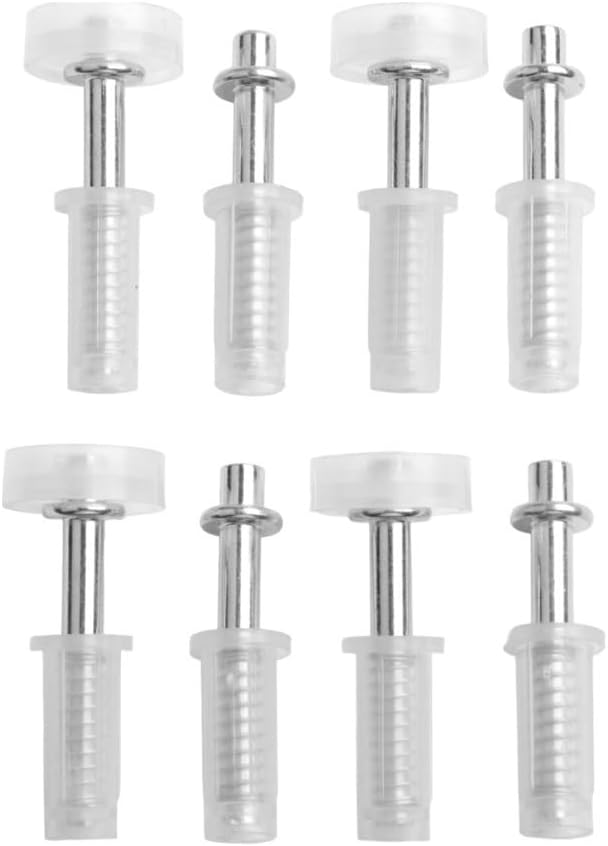 Kit de herrajes para puertas plegables, kit para armarios y clósets con pivote superior y rueda guía (4 piezas) miniatura 8