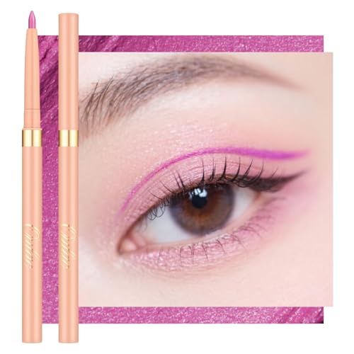 OULAC Lápices de Ojos Mate Dura 24 Horas+, Twist-up Rosa Lila Eyeliner y Lip Liner Resistente al Agua, Altamente Pigmentado Sin Manchas, y Suave, Vegan (L09) Lilac Love Pink