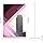 JEFURE A4 Acrylic Sign Holder, 3 Pack Clear Perspex Display Stands, T ...