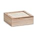 Produktbild Zeller 15113 Aufbewahrungs-Box Nordic (Holz/MDF, natur, ca. 20 x 20 x 7 cm)