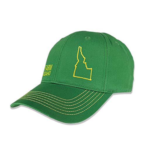 John Deere Toddler Farm State Pride State Outline Youth Children's Full Twill Hat, Idaho3