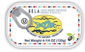 BELA-olhao Sardines - Sardines in Olive Oil - Case of 12-4.23 OZ
