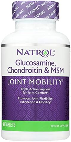 Natrol Glucosamine Chondroitin and MSM – 90 Tablets