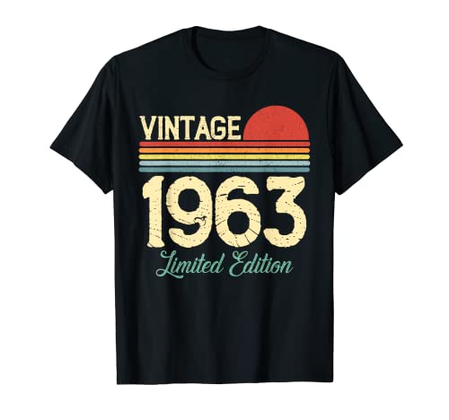 58 años Vintage 1963 Edición Limitada 58 Cumpleaños Camiseta