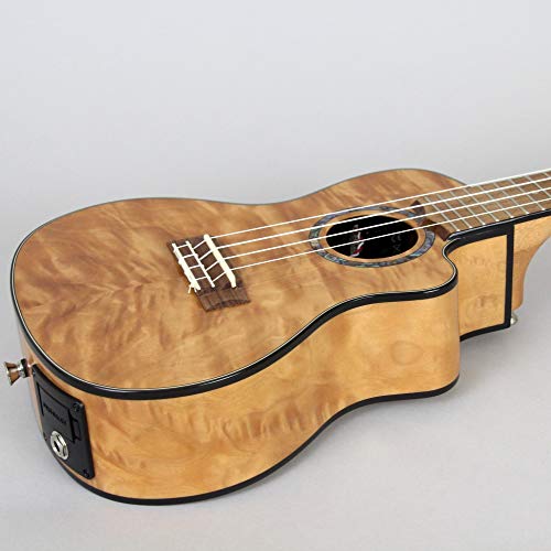 Lanikai Ukulele, Sand,Blue,Chrome (Qmnacec) #TOP5