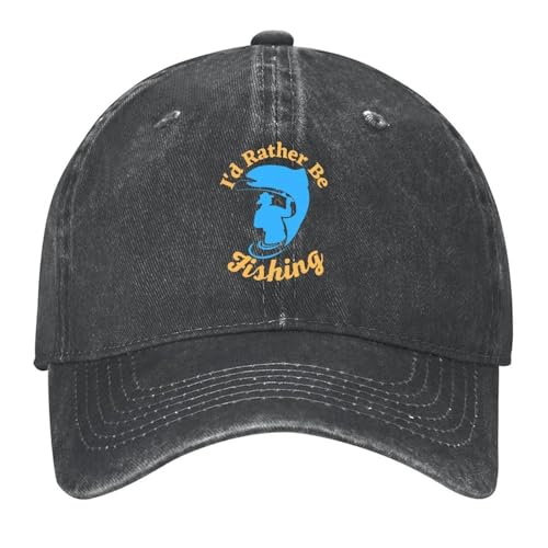 Casquette de baseball en coton ajustable, idéale pour vos sorties de pêche