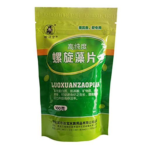 Simplelife Spirulina Veggie Algae Wafers Tablets Catfish Tropical Bulk Fish Food Feed 100g