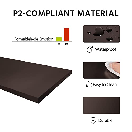 Yaheetech Cat Litter Box Enclosure, Cat Litter Box Furniture Hidden, Wooden Pet Crate Cat Washroom Storage Bench With Divider Home Litter Loo Indoor Cat House Espresso #TOP7