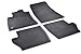 Produktbild Geyer Hosaja Gummimatten Auto Fußmatten Komplettset 4-Teilig Schwarz