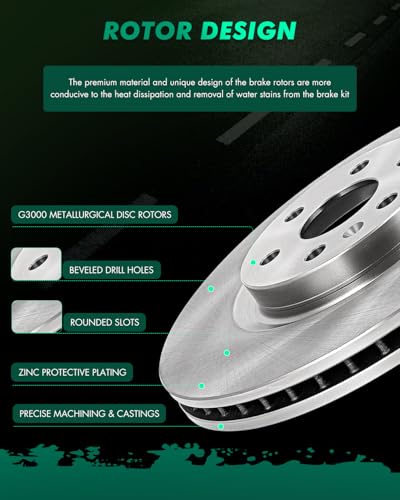 Image of SCITOO-Brake Kits For Cadillac For SRX 2010-2016,For Saab For 9-4X 2011