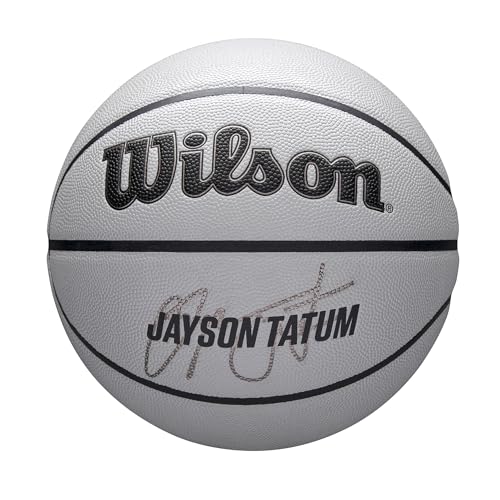 Balón NBA Wilson Tatum Talla 7 Gris con Textura Pure Feel